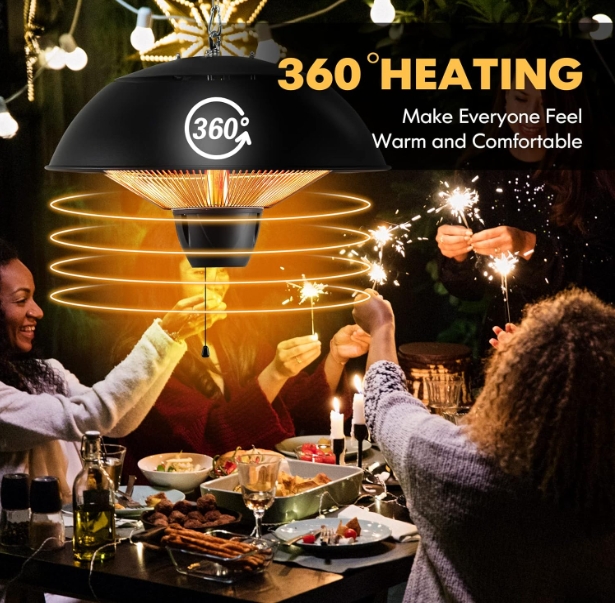 Electric outdoor heater waterproof