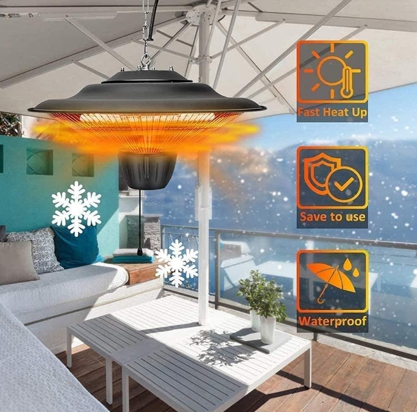 Caravan heater electric